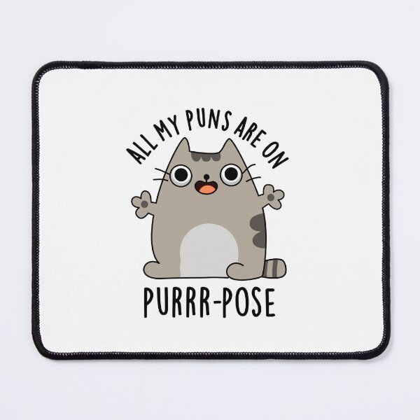 Item preview, All My Puns Are On Purrr-pose Funny Cat Puns  designed and sold by punnybone.
