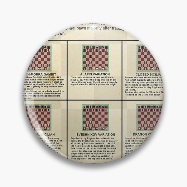 Item preview, Chess Common Lines In The Sicilian Defense   designed and sold by cevyl49.