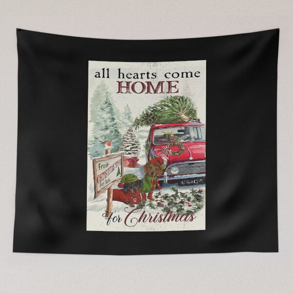 Item preview, Dachshunds all hearts come home for Christmas - for Dachshund lover   designed and sold by koenhfu06.
