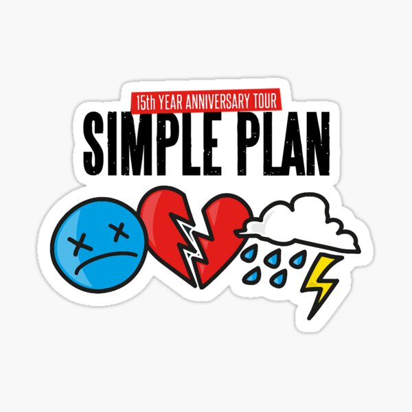 Item preview,  Simple Plan Merchant 15th year anniversary tour designed and sold by EriThompson.