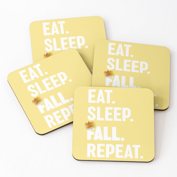 Item preview, Eat. Sleep. Fall. Repeat Crown     designed and sold by SolukWork-ZK.