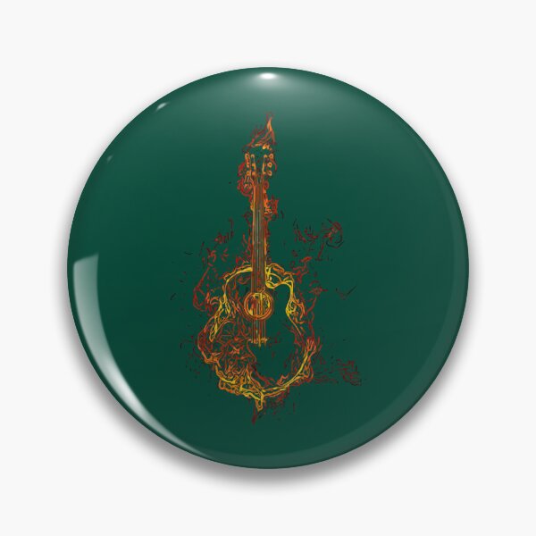 Item preview, Flaming Guitar  designed and sold by GottliebLesley.