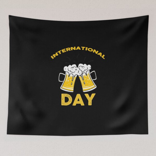 Item preview, INTERNATIONAL BEER DAY designed and sold by sssweetness.