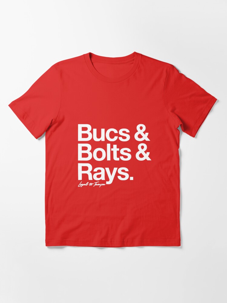 Tampa Bay sports teams Go Bucs Go Bolts Go Rays mascot shirt