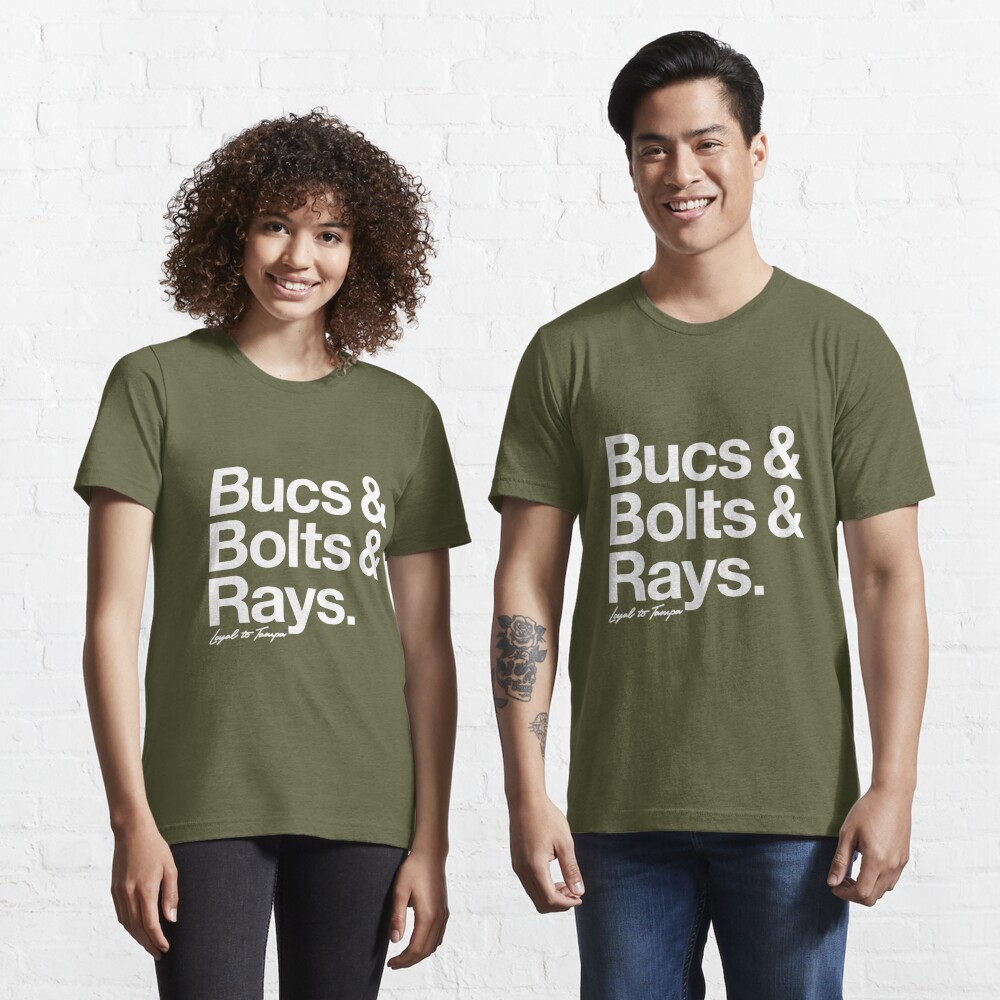 : Retro Vintage Bucs Bolts Rays T-Shirt : Clothing