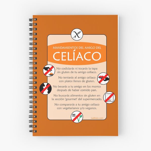 Item preview, Celiac friend's commandments designed and sold by tudi.