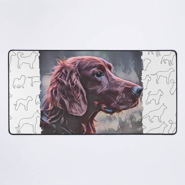 Item preview, Irish Setter Grey Background designed and sold by Heathermarie321.