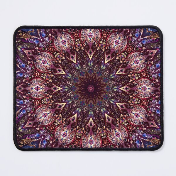 Item preview, Purple Blue Gold 12 Point Mandala designed and sold by DiscoGypsyFish.