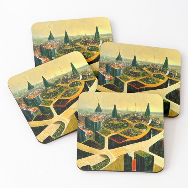 Item preview, Eco friendly futuristic city designed and sold by endage.