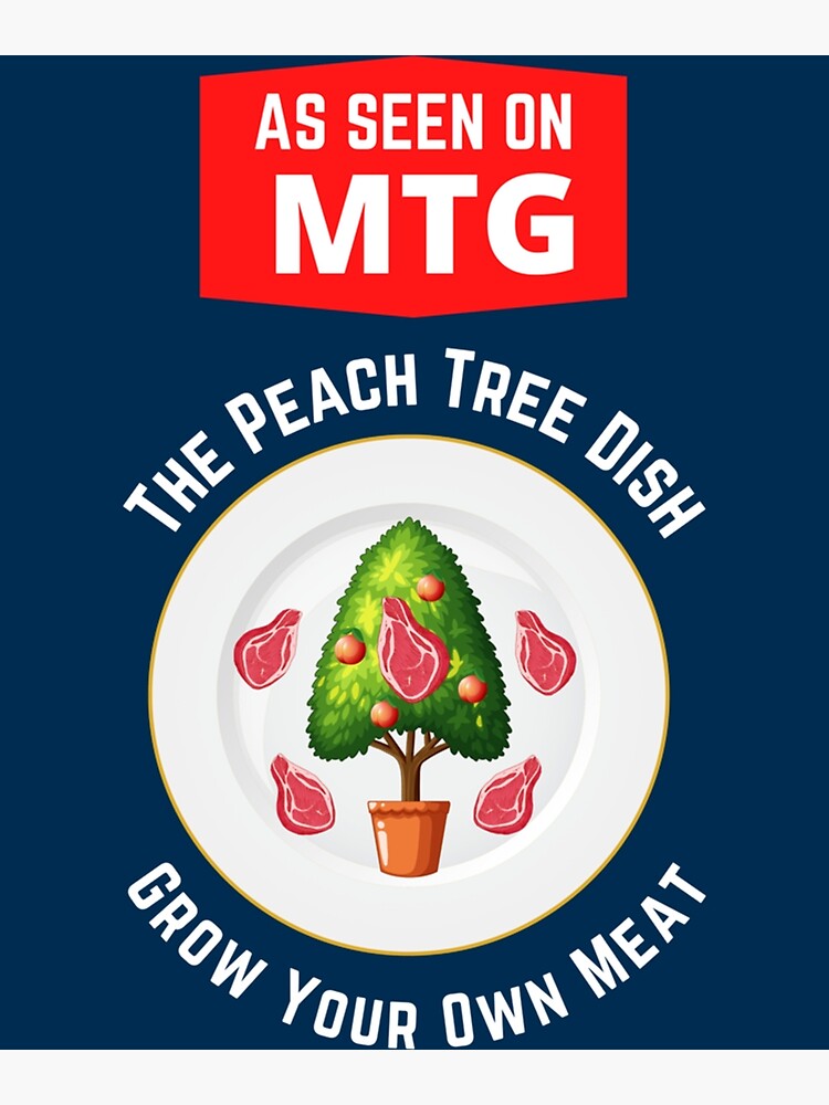 Peach Tree Dish Grow Your Own Meat Fake Meat Fake Hamburger