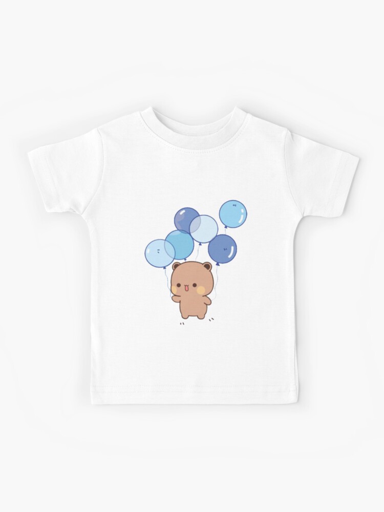 Cute Dudu Is Giving Balloon To Bubu | Kids T-Shirt