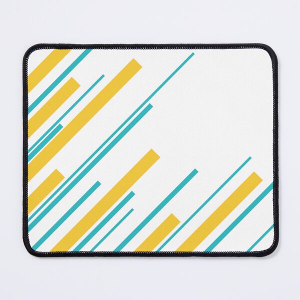 Item preview, Diagonals - Turquoise and Yellow designed and sold by LAEC-Shop.