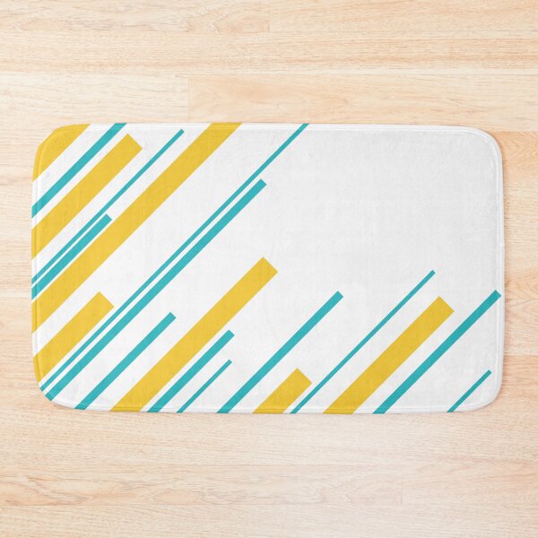 Item preview, Diagonals - Turquoise and Yellow designed and sold by LAEC-Shop.