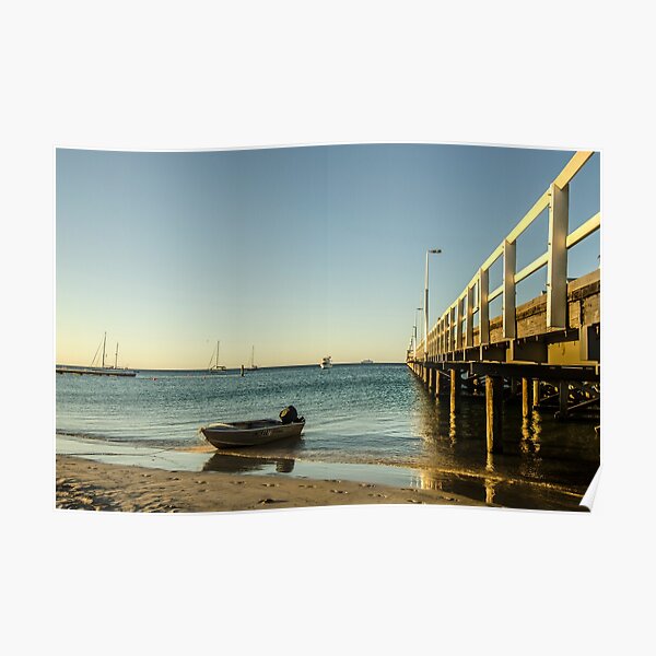 Tinny at the Jetty Poster