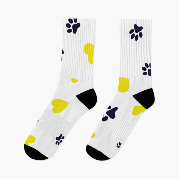 Item preview, Dog Paw Yellow Hearts Art  designed and sold by Tshirtstory.