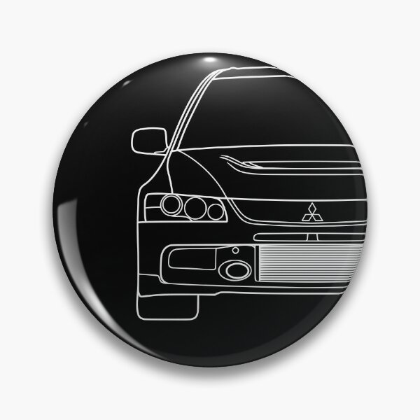 Item preview, Mitsubishi Lancer EVO IX EVO 9 white lines designed and sold by EdimDesign.