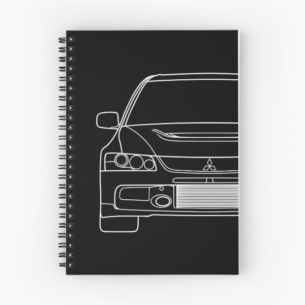 Item preview, Mitsubishi Lancer EVO IX EVO 9 white lines designed and sold by EdimDesign.