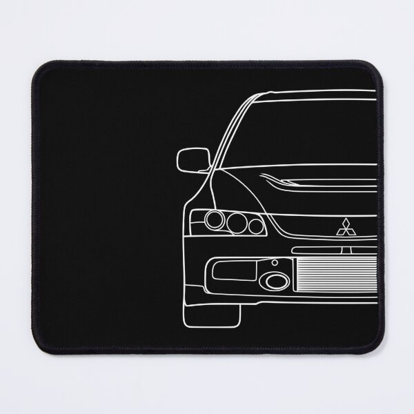 Item preview, Mitsubishi Lancer EVO IX EVO 9 white lines designed and sold by EdimDesign.