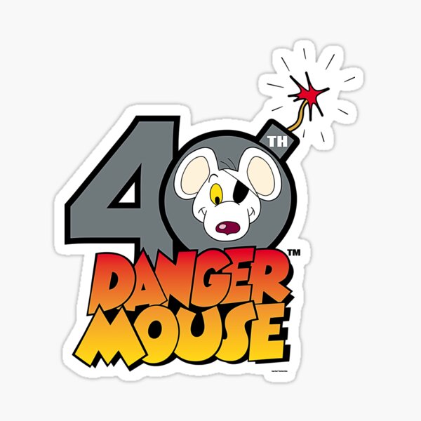 Danger Mouse 40th Anniversary Sticker For Sale By Gracicintire