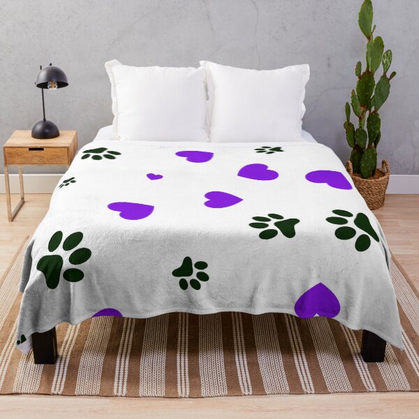 Item preview, Dog Paw Purple Heart Art designed and sold by Tshirtstory.