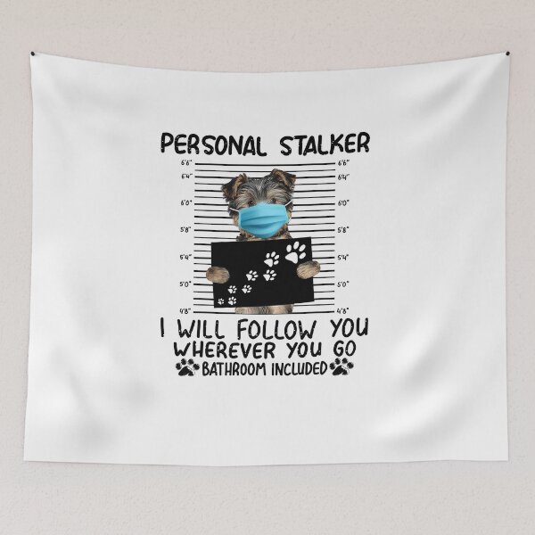 Item preview, Official Yorkshire Terrier personal stalker I will follow You wherever You go bathroom included 2022 hoddie designed and sold by rolanblake895.