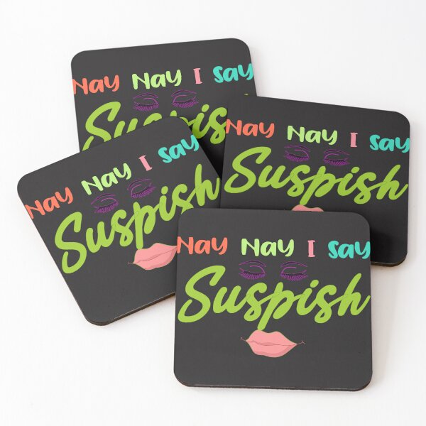 Item preview, NAY NAY I SAY SUSPISH- SHORT-SLEEVE UNISEX designed and sold by hansennielsen.