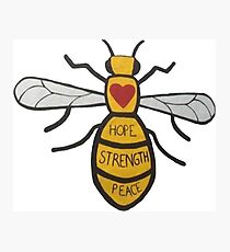 peace, hope, strenght Photographic Print