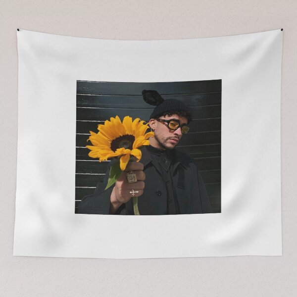 Item preview, Magic love Bad Bunny - Camiseta con girasol para hombre designed and sold by hansennielsen.