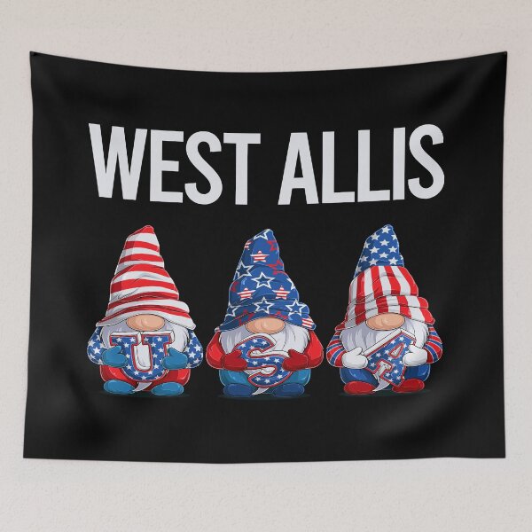 Item preview, Happy USA Gnomes West Allis designed and sold by xaviajames9.