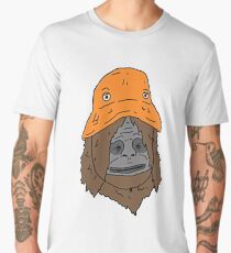 The orange hat monkey Men's Premium T-Shirt