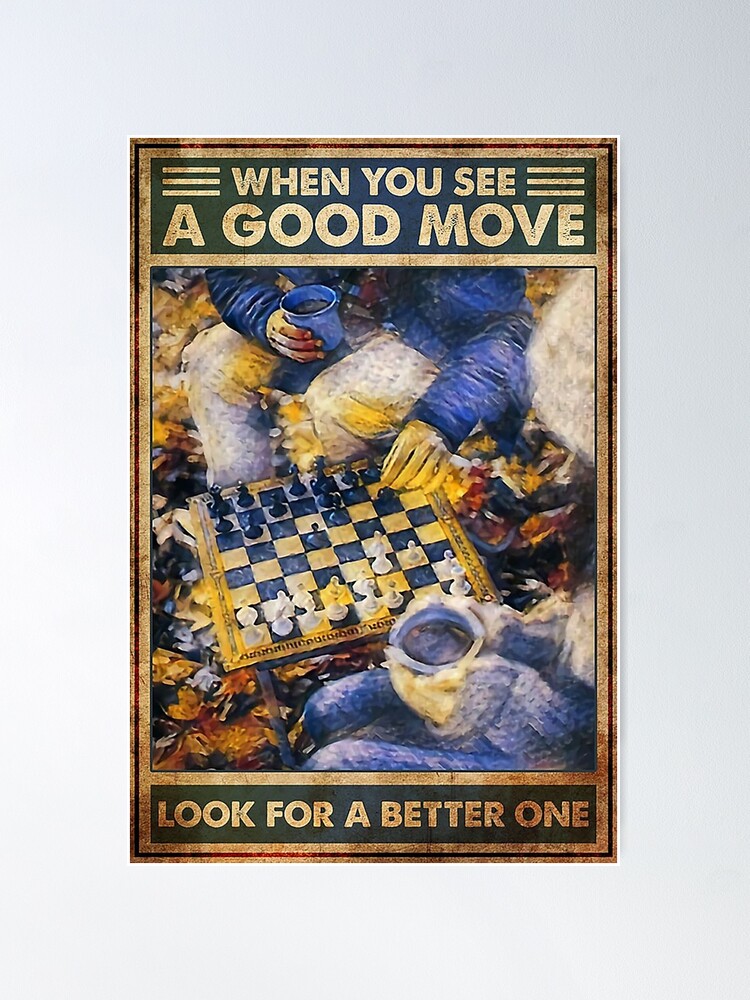 Chess Ruy Lopez Most Common Variation  Poster for Sale by reenea84