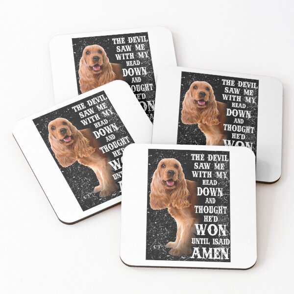 Item preview, Cocker Spaniel Amen dogs lover designed and sold by toniobnd51.