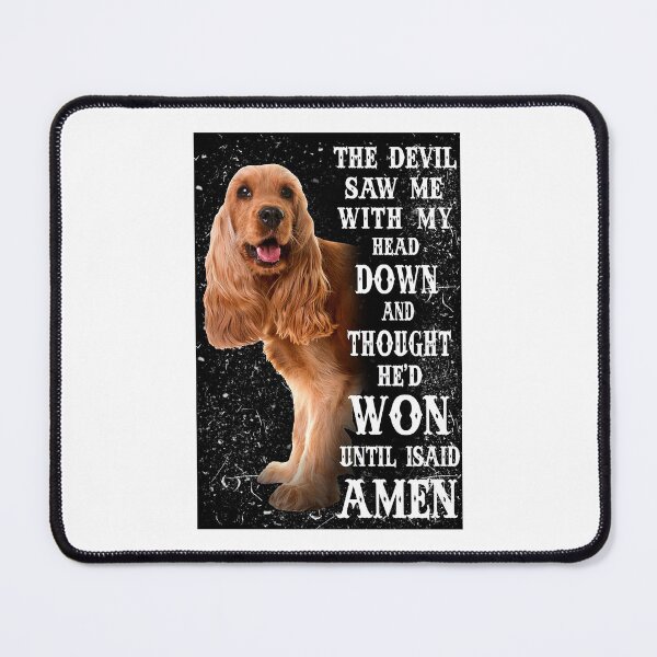 Item preview, Cocker Spaniel Amen dogs lover designed and sold by toniobnd51.