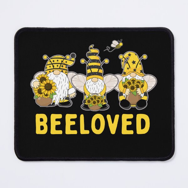 Item preview, 3 Cute Bee Gnomes Yellow Honey Bees Sunflowers Beeloved designed and sold by funnytshirtemp.
