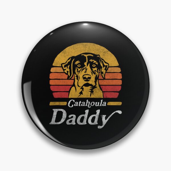 Item preview, Retro Vintage Catahoula Leopard Dog Daddy designed and sold by More Cute Dogs.