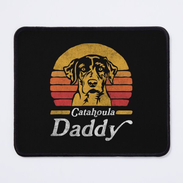Item preview, Retro Vintage Catahoula Leopard Dog Daddy designed and sold by More Cute Dogs.