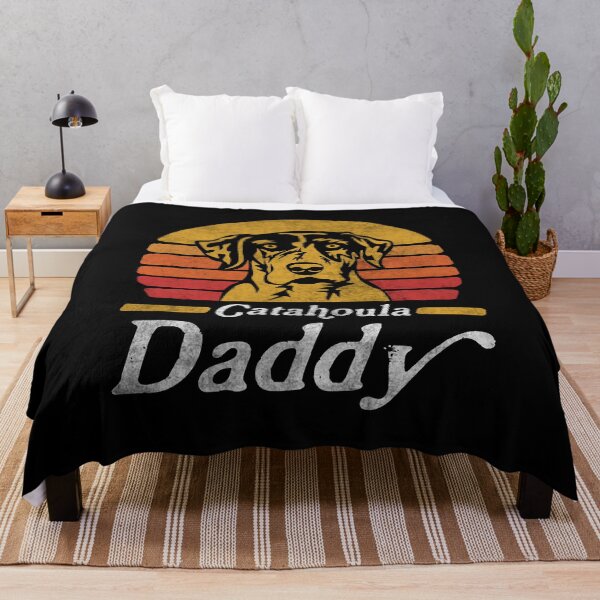 Item preview, Retro Vintage Catahoula Leopard Dog Daddy designed and sold by More Cute Dogs.