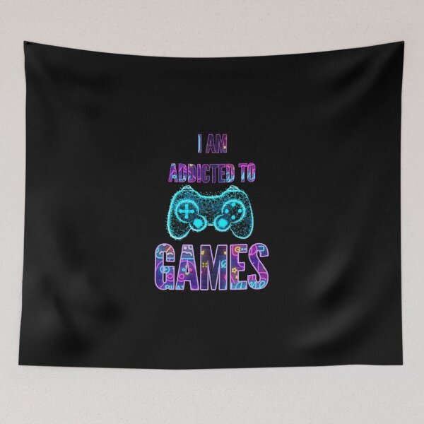 Item preview, I'm Addicted To Games Classic T-Shirt designed and sold by verarheaf9.