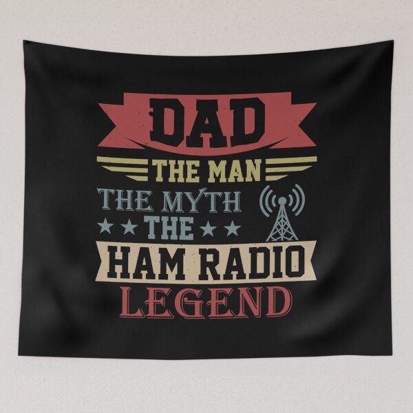 Item preview, ham radio operator print Classic  designed and sold by bubarmahunap.