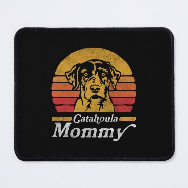 Item preview, Retro Vintage Catahoula Leopard Dog Mommy designed and sold by More Cute Dogs.