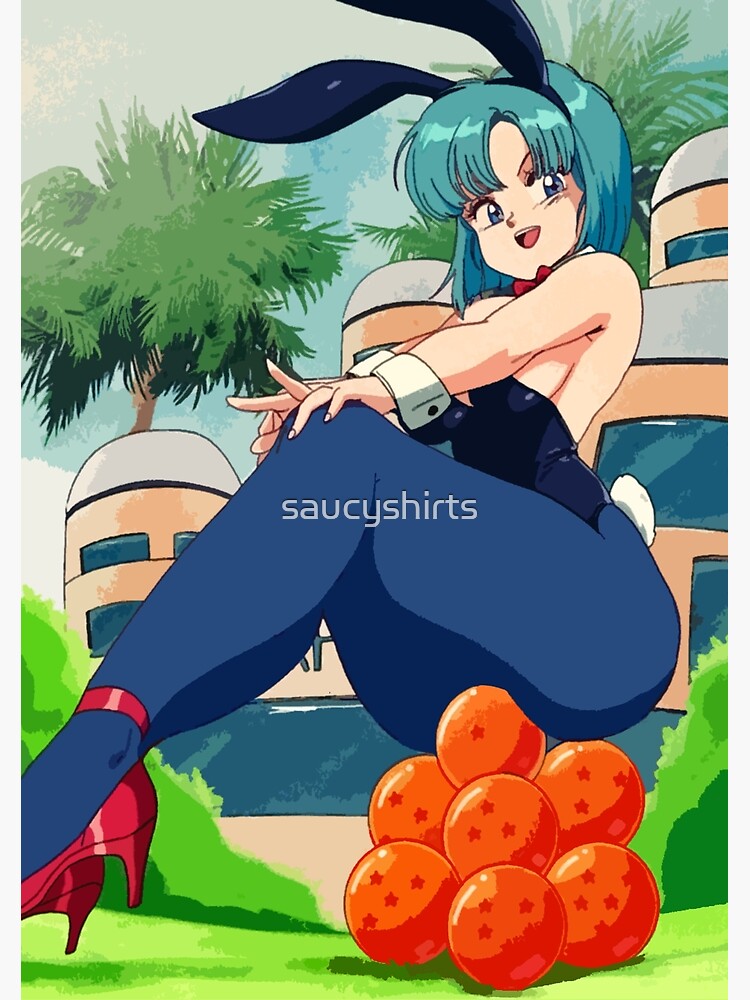 Bunny Bulma Bulma Briefs Fanart Poster For Sale By Saucyshirts Redbubble 