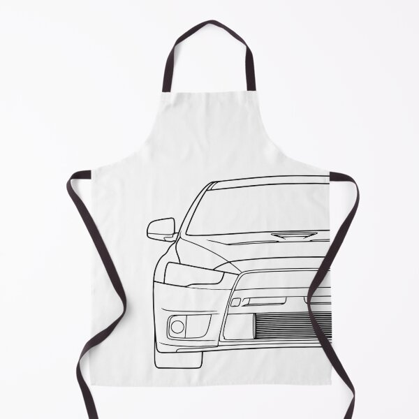 Item preview, Mitsubishi Lancer EVO X EVO 10 black lines designed and sold by EdimDesign.