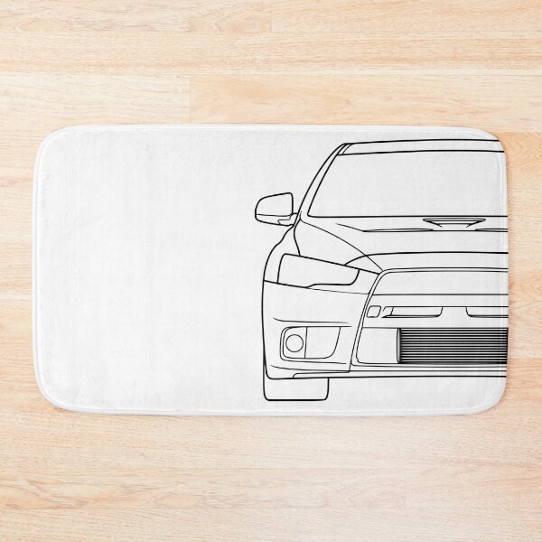 Item preview, Mitsubishi Lancer EVO X EVO 10 black lines designed and sold by EdimDesign.