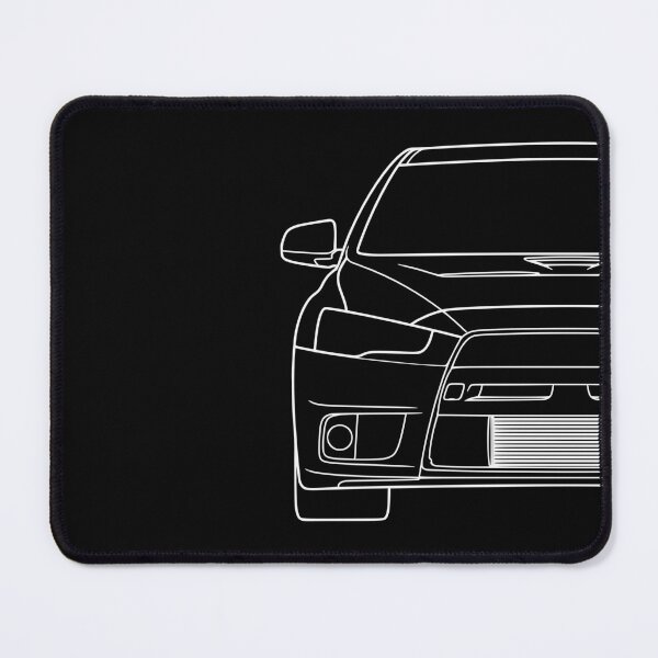 Artikelvorschau, Mitsubishi Lancer EVO X EVO 10 weiße Linien entworfen und verkauft von EdimDesign.
