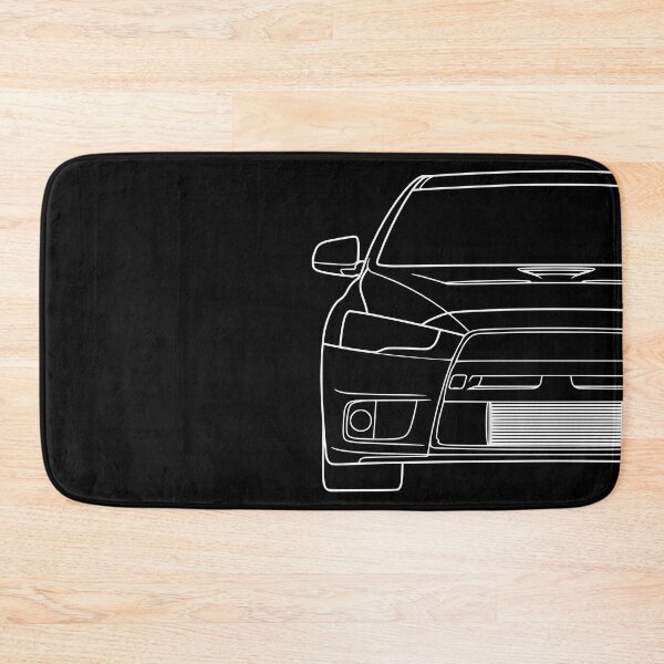 Item preview, Mitsubishi Lancer EVO X EVO 10 white lines designed and sold by EdimDesign.