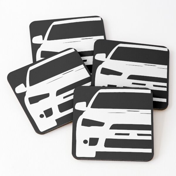 Item preview, Mitsubishi Lancer EVO X EVO 10 white silhouette designed and sold by EdimDesign.