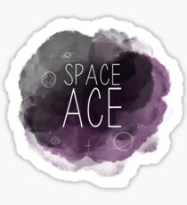 Space Ace - Asexual Pride Sticker