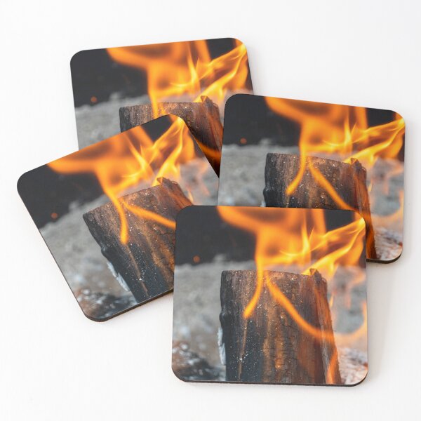Item preview, Mesquite Wood - Orange Flame and Fire - Photograph designed and sold by artbymisterfatz.