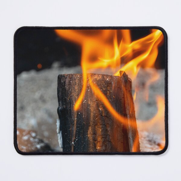 Item preview, Mesquite Wood - Orange Flame and Fire - Photograph designed and sold by artbymisterfatz.