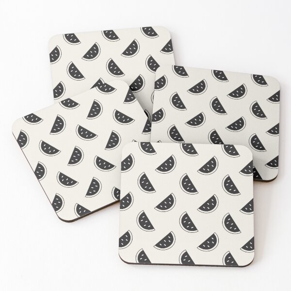 Item preview, Minimalist black melon pattern designed and sold by RebeccaCeleste.